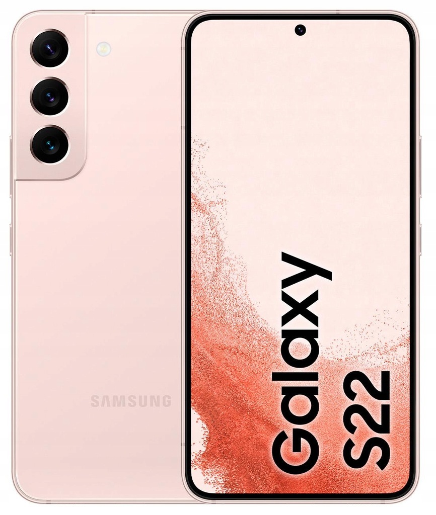 Smartfon Samsung Galaxy S22 8/128GB 6,1' 120Hz 50Mpix Różowe złoto