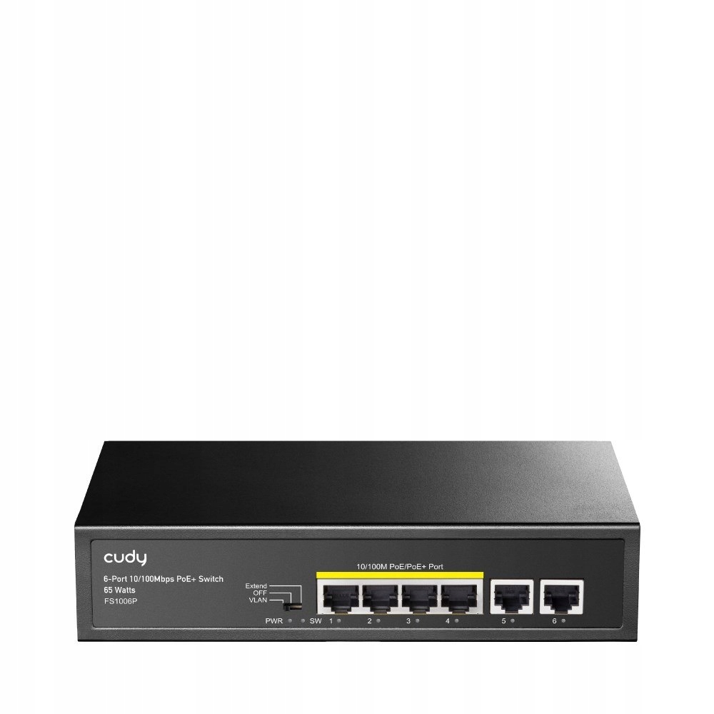 Switch CUDY FS1006P 6-Port 10/100M PoE+ 60W