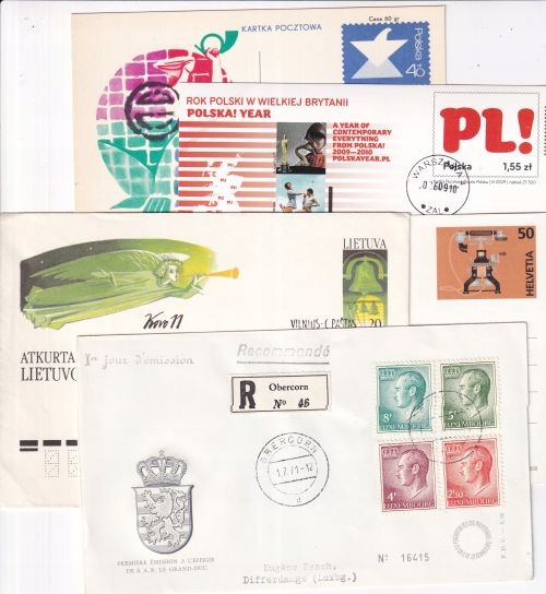 1971 .Luksemburg . FDC .Szwajcaria . Litwa