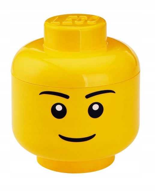 LEGO POJEMNIK GŁOWA S CHŁOPIEC