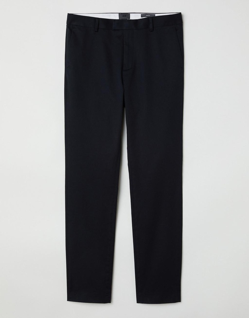 32J155 H&M__Z06 CZARNE SPODNIE CHINOS__W34