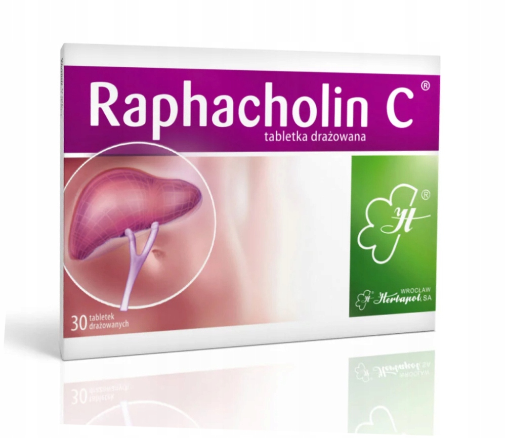 Raphacholin C 30 drażetek - na wątrobę trawienie