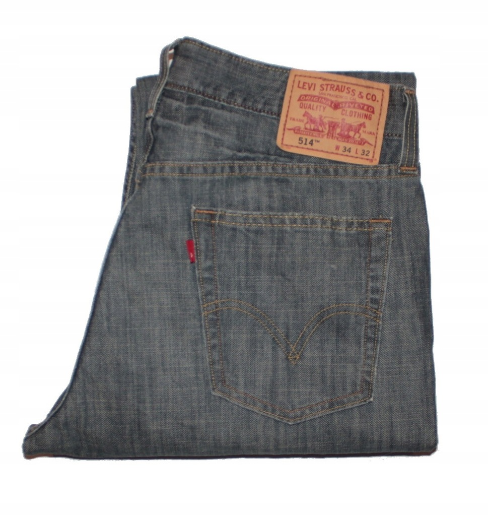 Levi's 514 jeansy męskie 34/34 pas. 86 cm