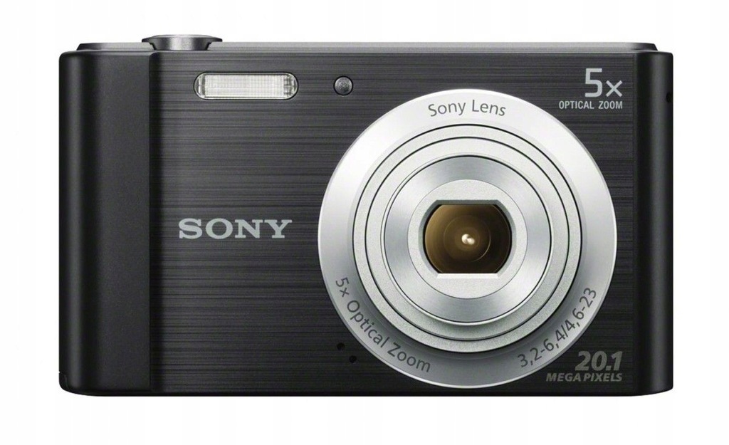 Sony Aparat DSC-W800 black 20,1M,5xOZ,720p