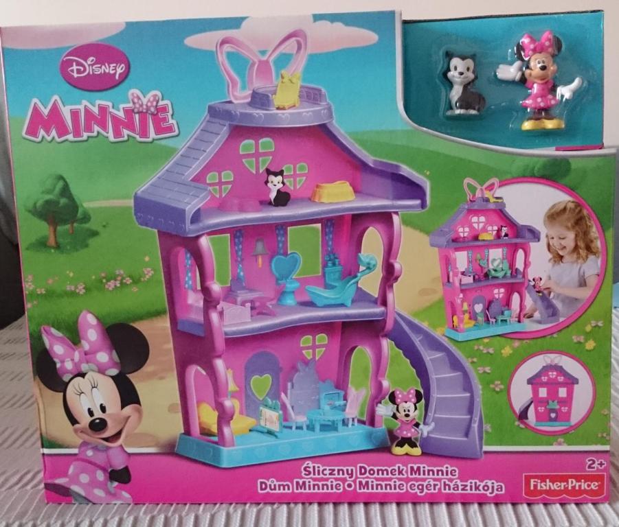 ŚLICZNY DOMEK MYSZKI MINNIE Z FISHER PRICE, NOWY.