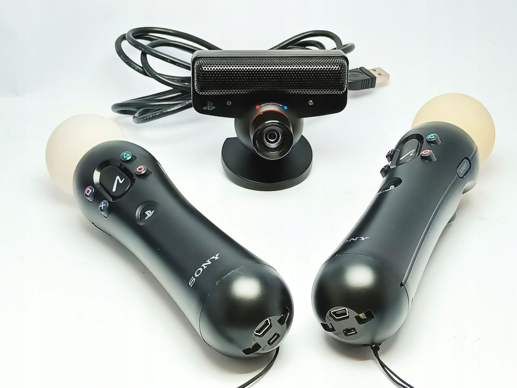Zestaw Sony Playstation Move 2 kontrolery + kamera