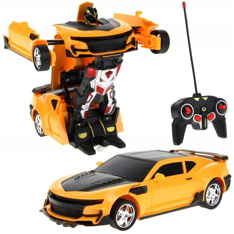 Auto Transformers Bumblebee Samochód Robot 2w1 Pilot Zdalnie Sterowany 1:16