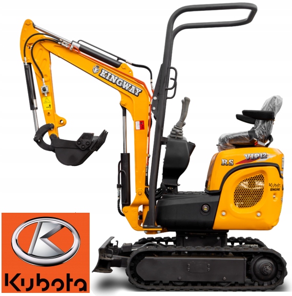 MINIKOPARKA KUBOTA VIP12 ROZSUWANE GĄSIENICE 1,2T