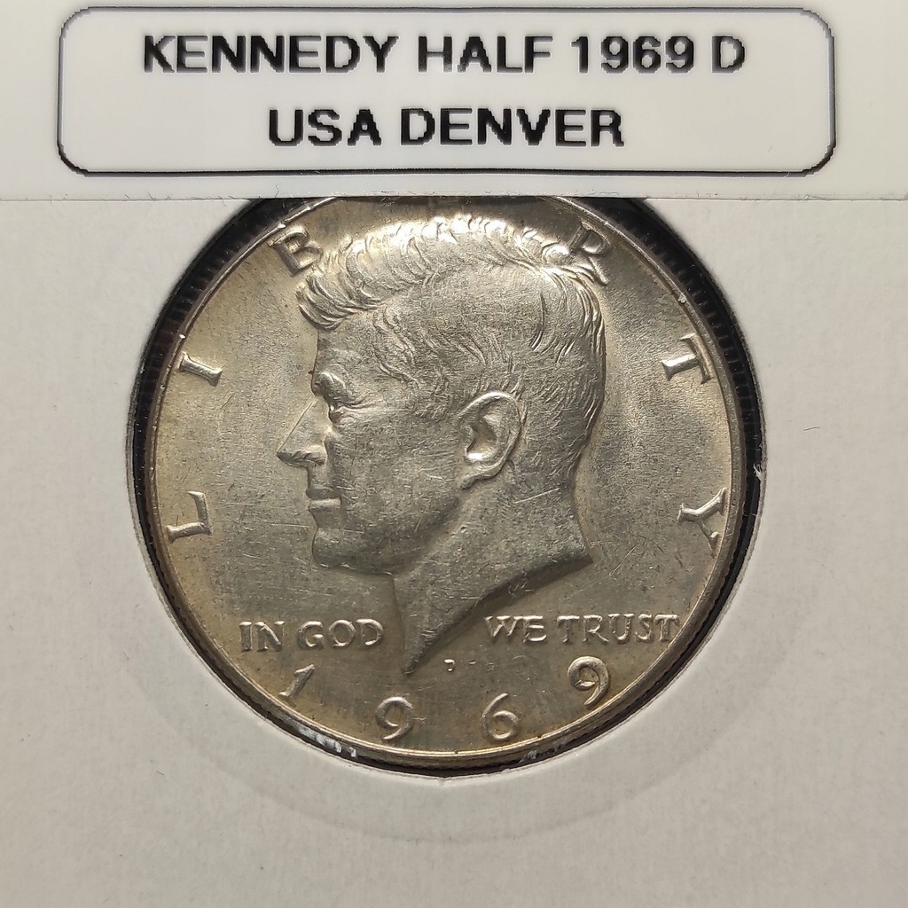 HALF DOLLAR 1969 Kennedy Ag 400 - USA (AG2)