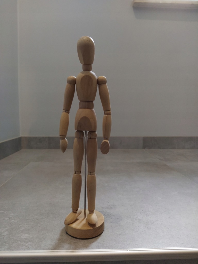 LUDZIK IKEA FIGURKA DREWNIANA
