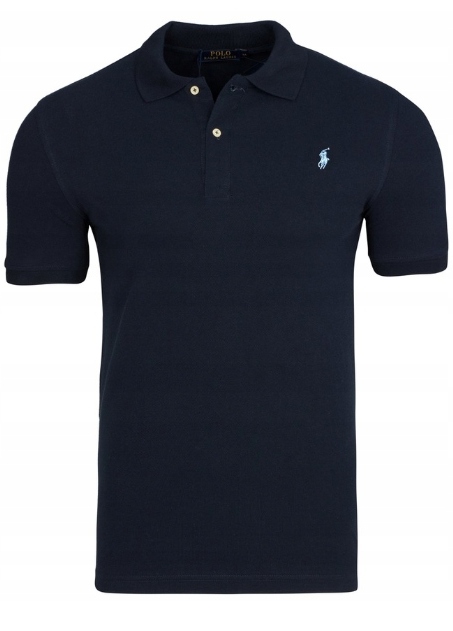 Koszulka Polo Ralph Lauren RL Granat SLIM FIT XXL