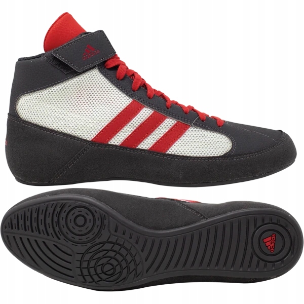 Adidas Buty Zapaśnicze Havoc Szare/Białe/Czerwone 40 2/3