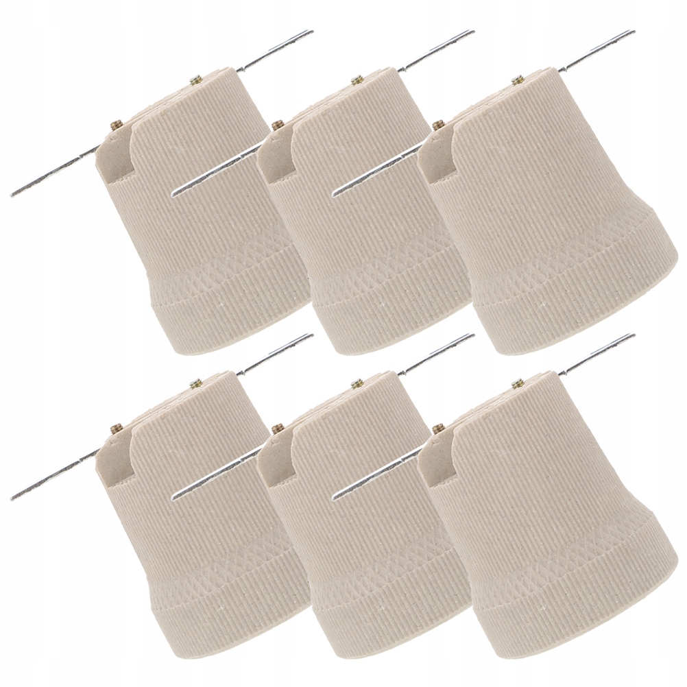 HEAT LAMP SOCKET BULB HOLDER CANDELABRA LIGHT SOCKET 6 PCS