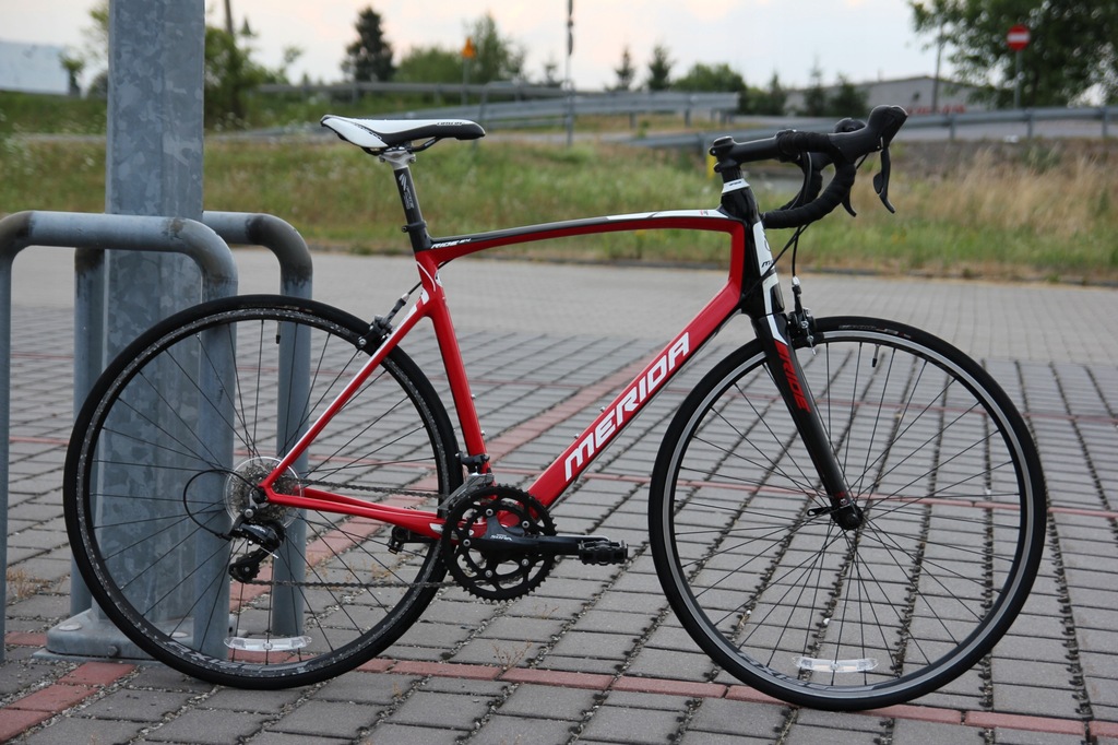 MERIDA RIDE CF 94 FULL CARBON SHIMANO SORA 9 szosa 8299319772 oficjalne archiwum Allegro