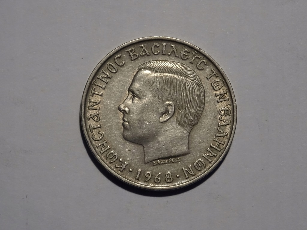 Grecja 10 drachm 1968-A062