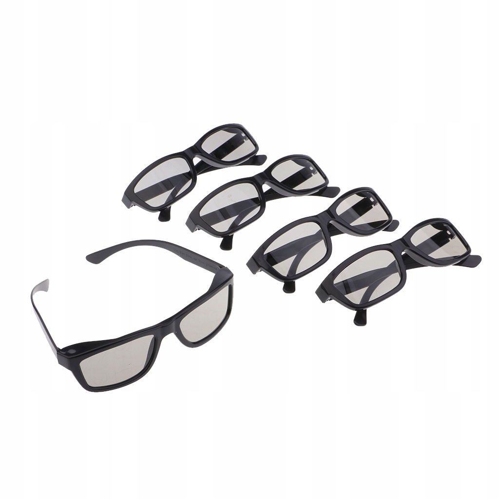 5x Pasywne Okulary 3D dla , , Pasywne , jak czarne