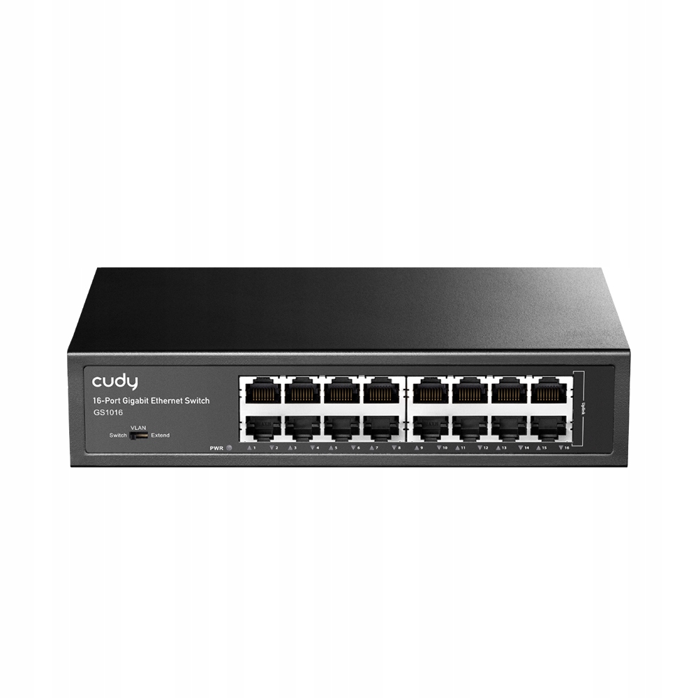Switch Cudy LAN 16-port GS1016 1Gbps 10/100/1000 metalowy