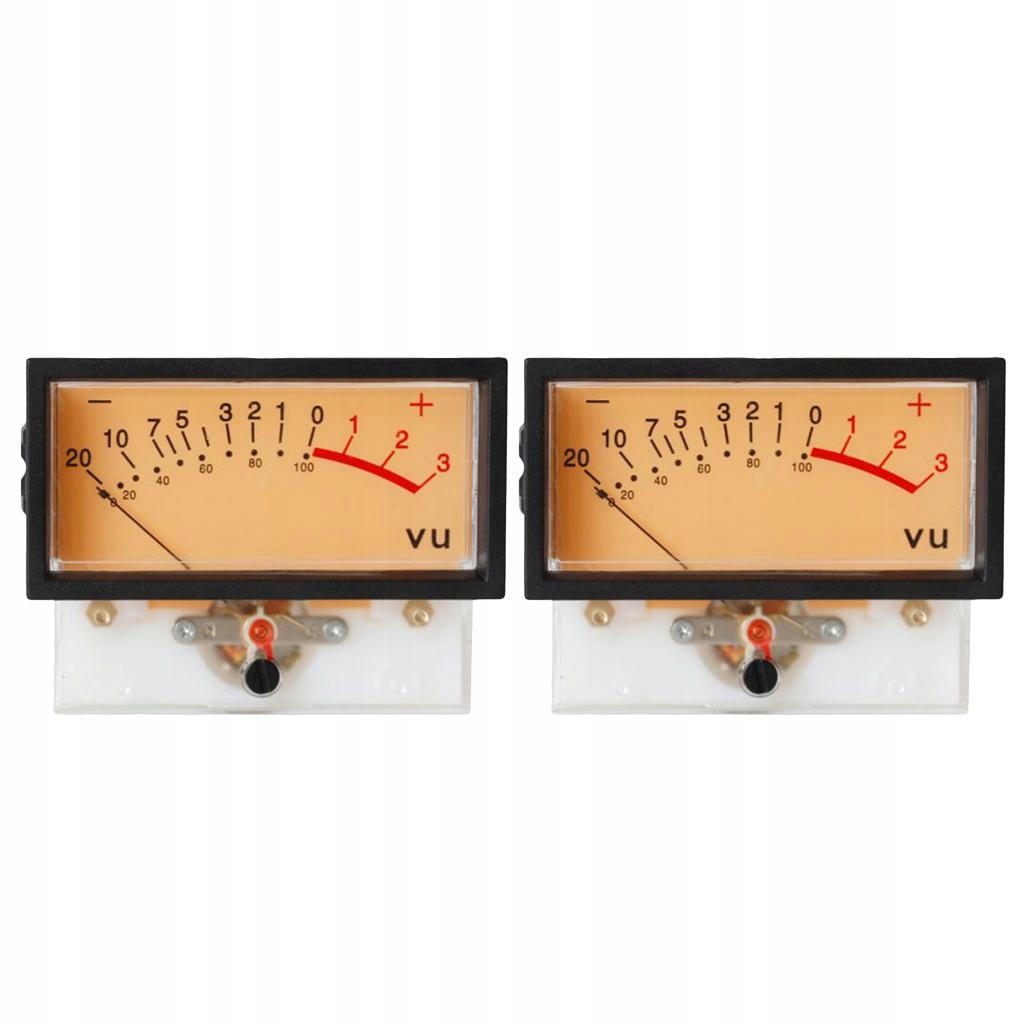 2 Pieces Panel VU Meter uA Amplifier for Audio
