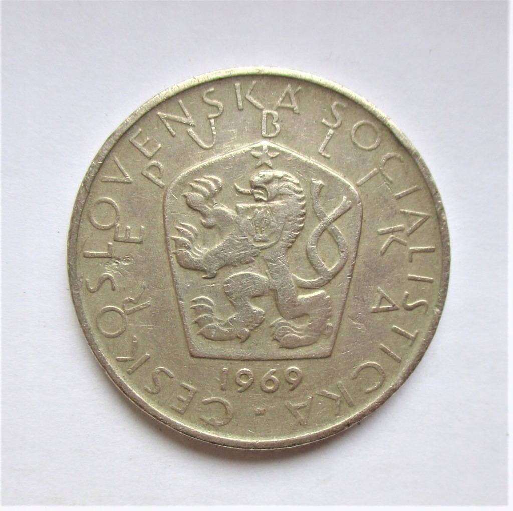 5 Koron 1969 r. Czechosłowacja