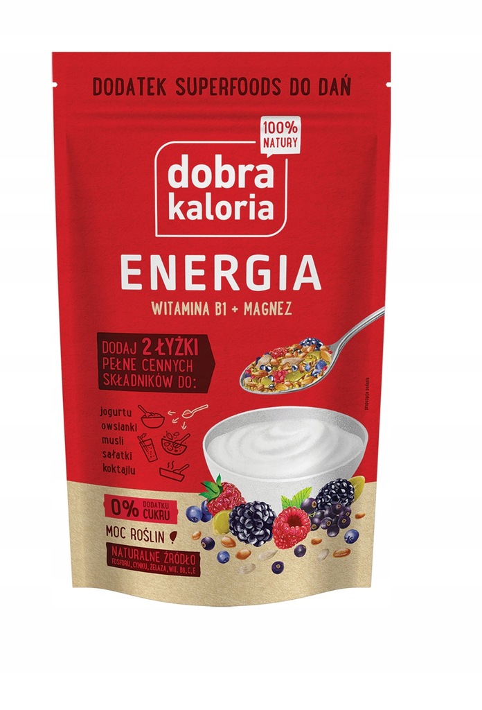 Superfoods do dań Energia Witamina B1 + Magnez 200