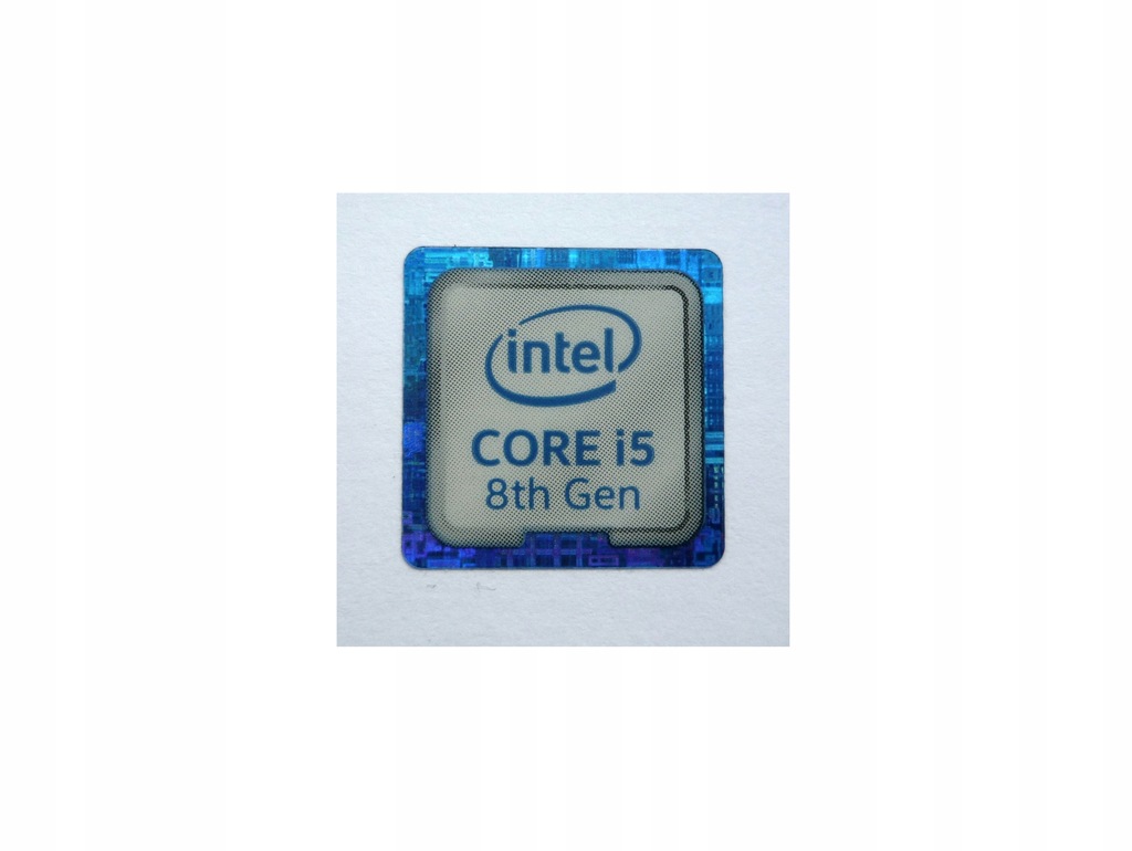 108cdNaklejka Intel Core i3 8th Gen 18x18 mm