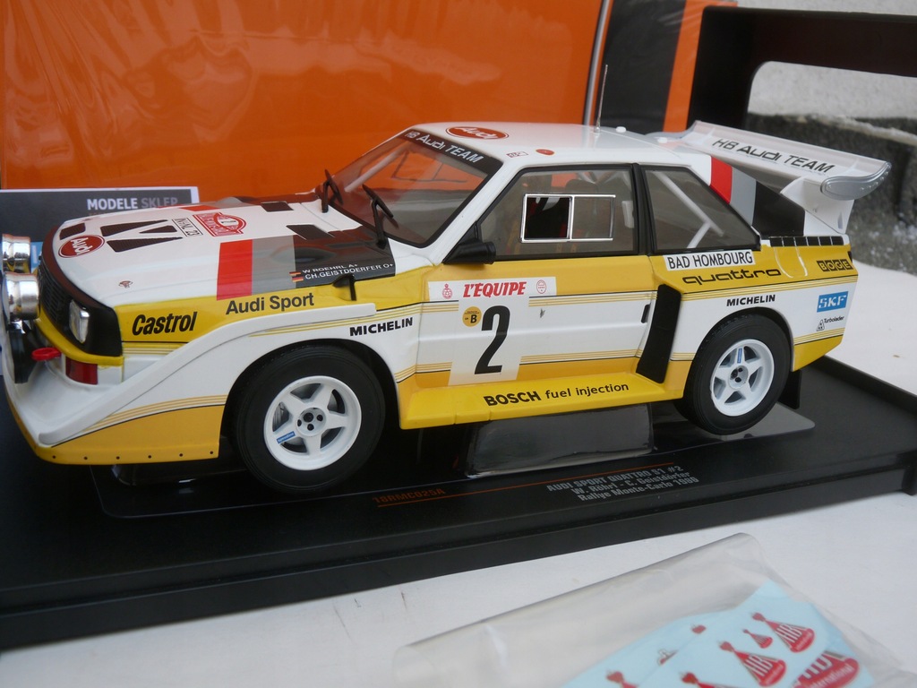 Купить AUDI S1 QUATTRO MONTE CARLO 1986 ROHRL 1:18: отзывы, фото, характеристики в интерне-магазине Aredi.ru