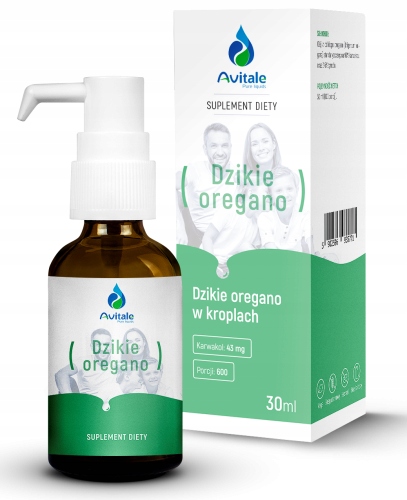 Olejek DZIKIE OREGANO 100% NATURALNY Avitale 30 ml