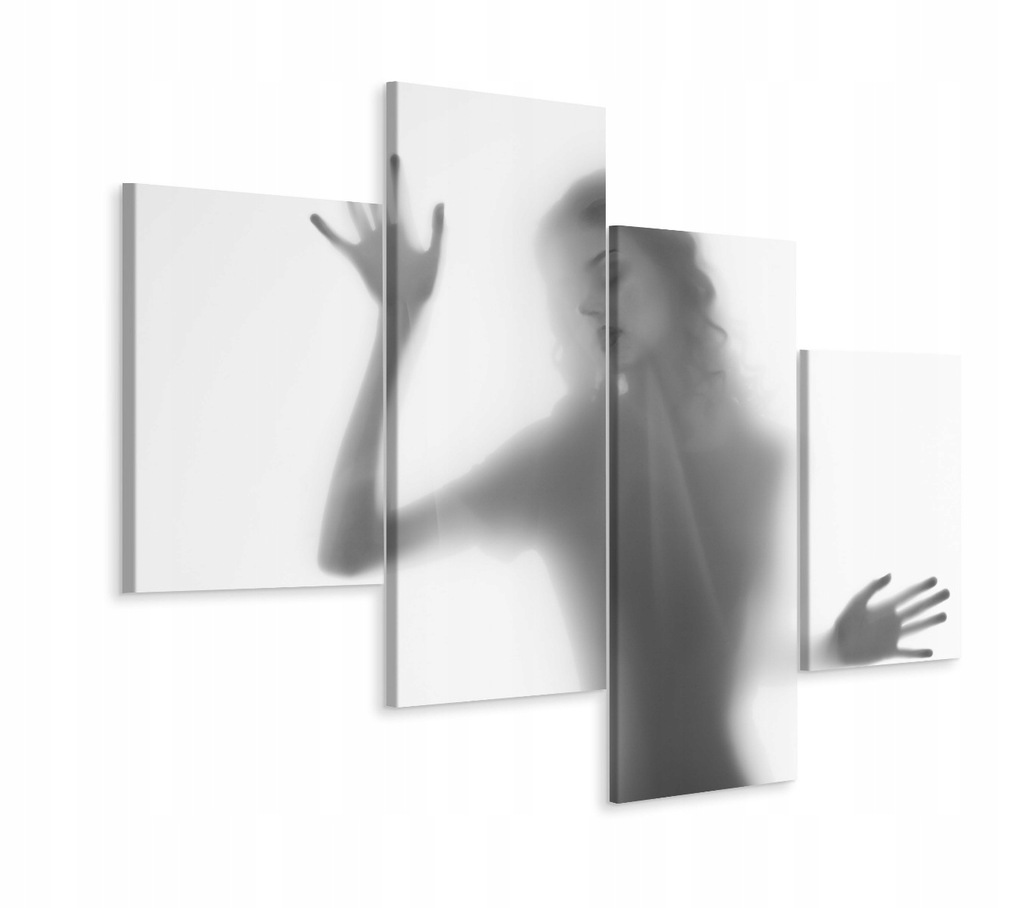 Obraz 4-Częściowy KOBIETA Erotyka Akt 3D 240x150