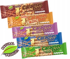 Baton Caramel Bar Sezam orzech 45g 5 szt