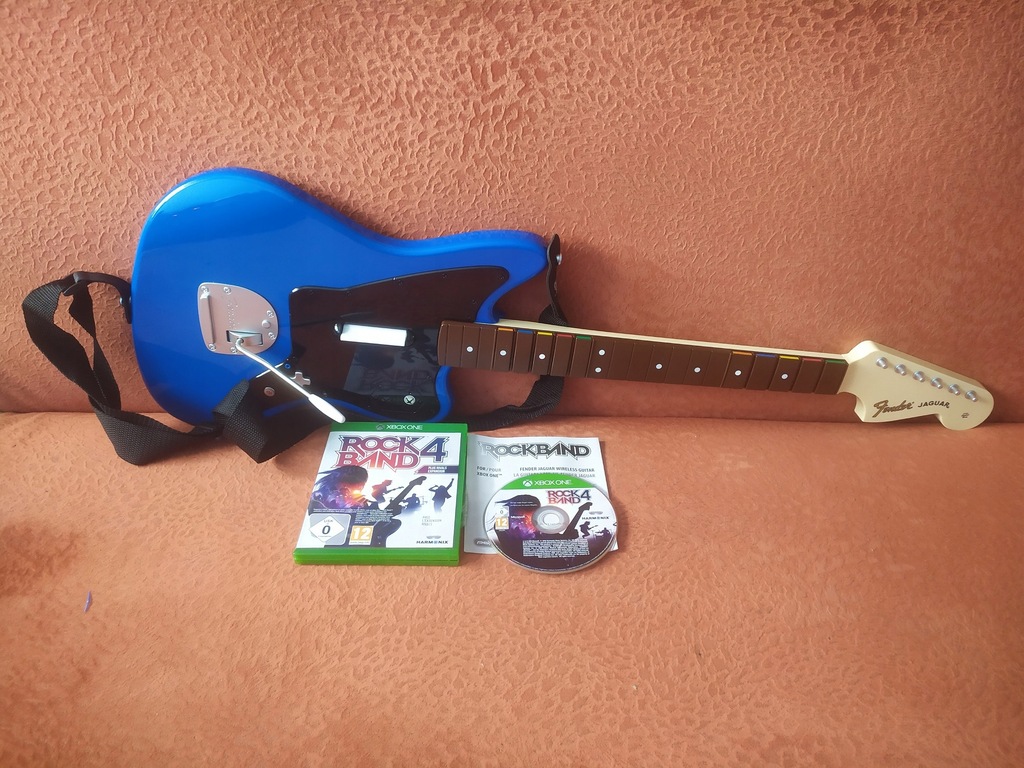 ROCK BAND 4 FENDER JAGUAR GITARA GRA PUDEŁKO PASEK 9204486875