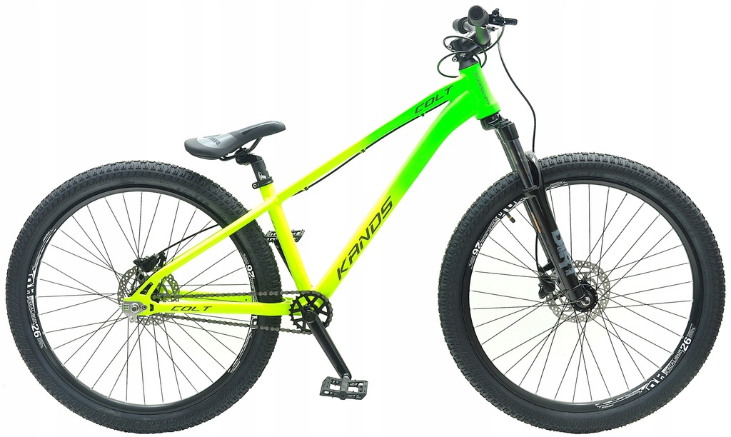 ROWER 26 KANDS COLT DIRT 2XT HYDRAULIKA ZIEL ŻÓŁTY 9616572712