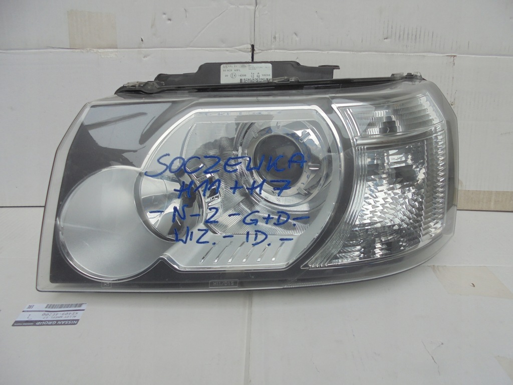 LAMPA LEWA SOCZEWKA H11+H7 LAND ROVER FREELANDER II 2 BH52-13W030-BA EU