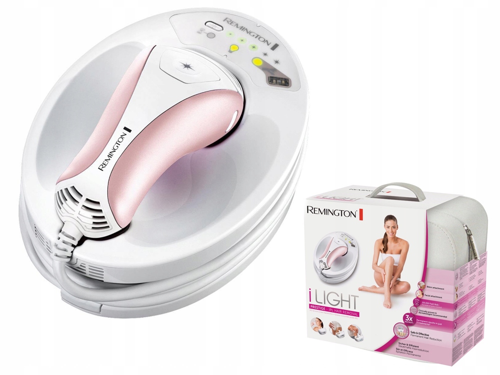 Depilator laserowy Remington IPL6750 + 3 nakładki 7184621425