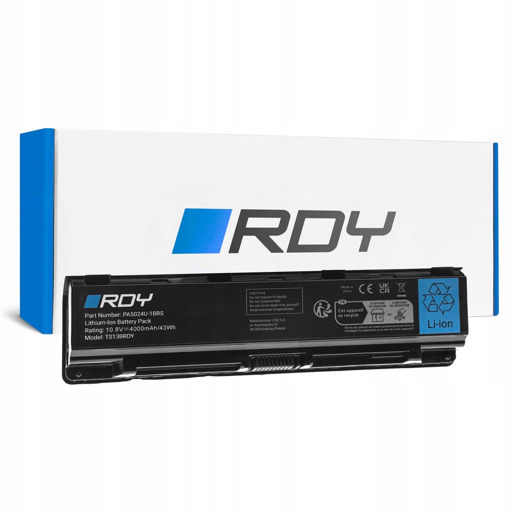 Bateria PA5024U-1BRS do Toshiba Satellite C850 L850 C855 C870 L855 C850D