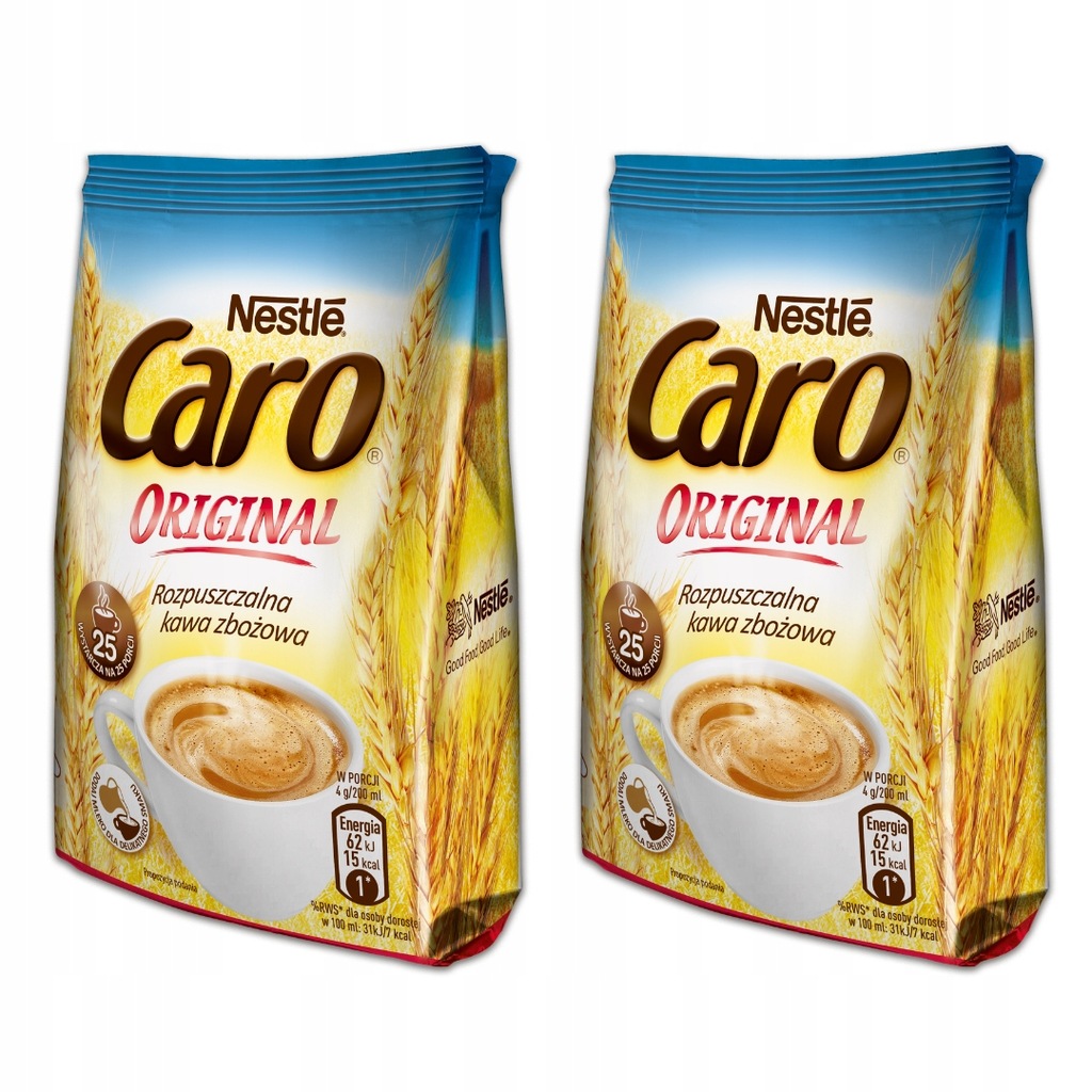 Caro Original Rozpuszczalna kawa zbożowa 2x 100 g