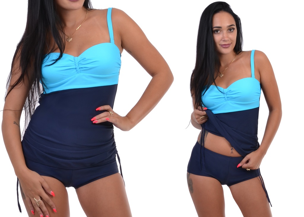 MODNY STRÓJ TANKINI Z SZORTAMI (40-50)Roz.50