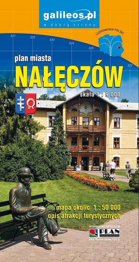 NAŁĘCZÓW - PLAN MIASTA I MAPA OKOLICY