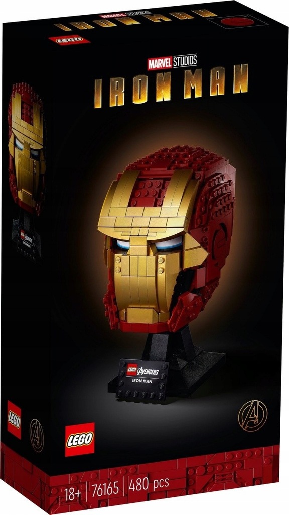 LEGO Klocki Super Heroes Hełm Iron Mana 76165