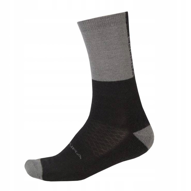 Skarpety rowerowe Endura BaaBaa Merino Winter Socks Black - S/M (37-42)