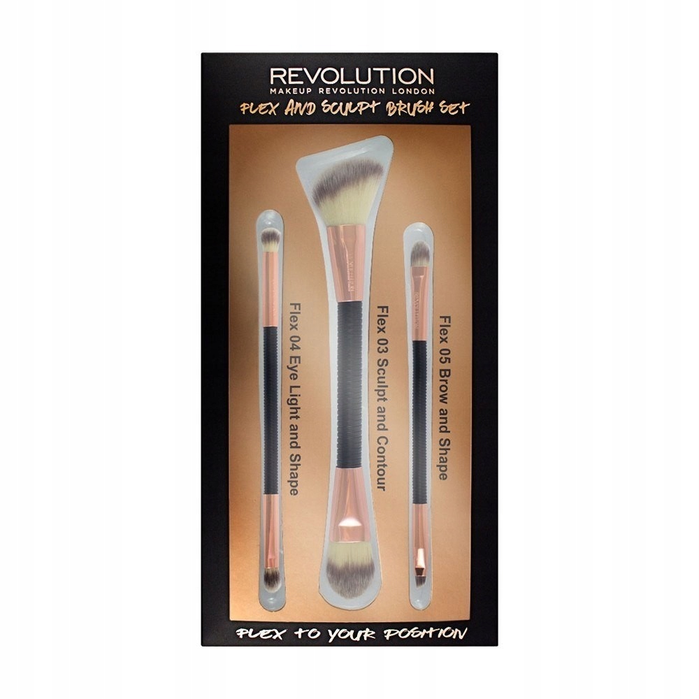 Makeup Revolution Brush Flex & Sculp Brush Se