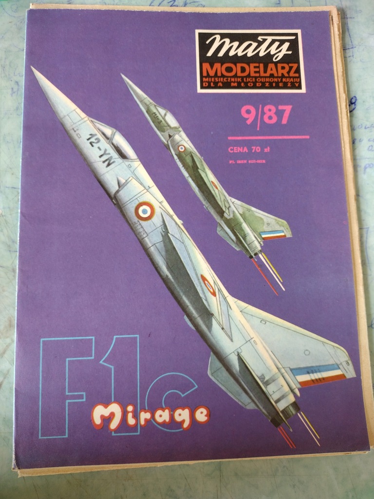 MM 9/87 samolot Mirage F.1C