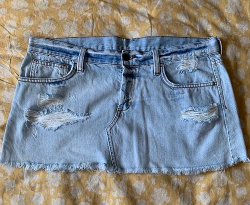 TopShop mini spódniczka jeans vintage