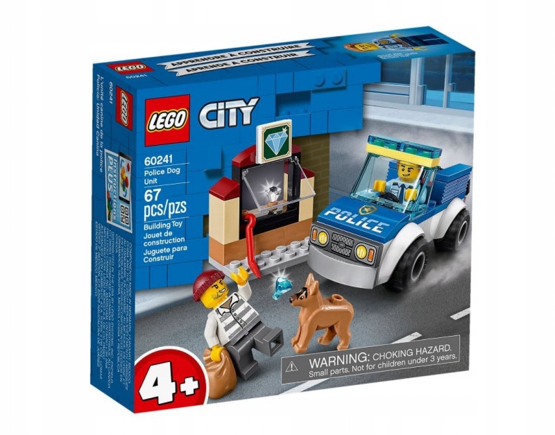 LEGO Klocki City Oddział policyjny z psem