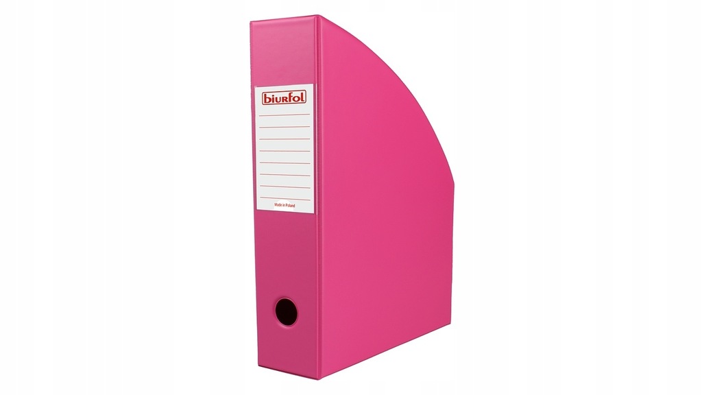 Pojemnik na dokumenty A4/70 PVC Pink Biurfol