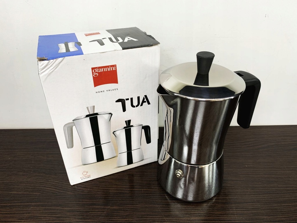 Kawiarka Giannini Tua 6/3 Czarna (6612) 12376645382 oficjalne