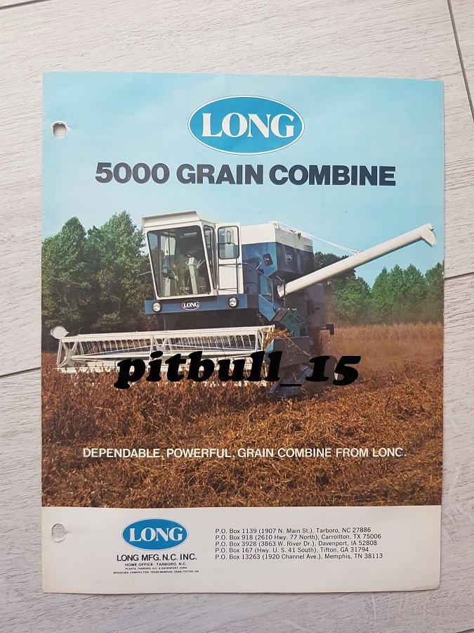 Prospekt LONG 5000 BIZON AGROMET FMŻ