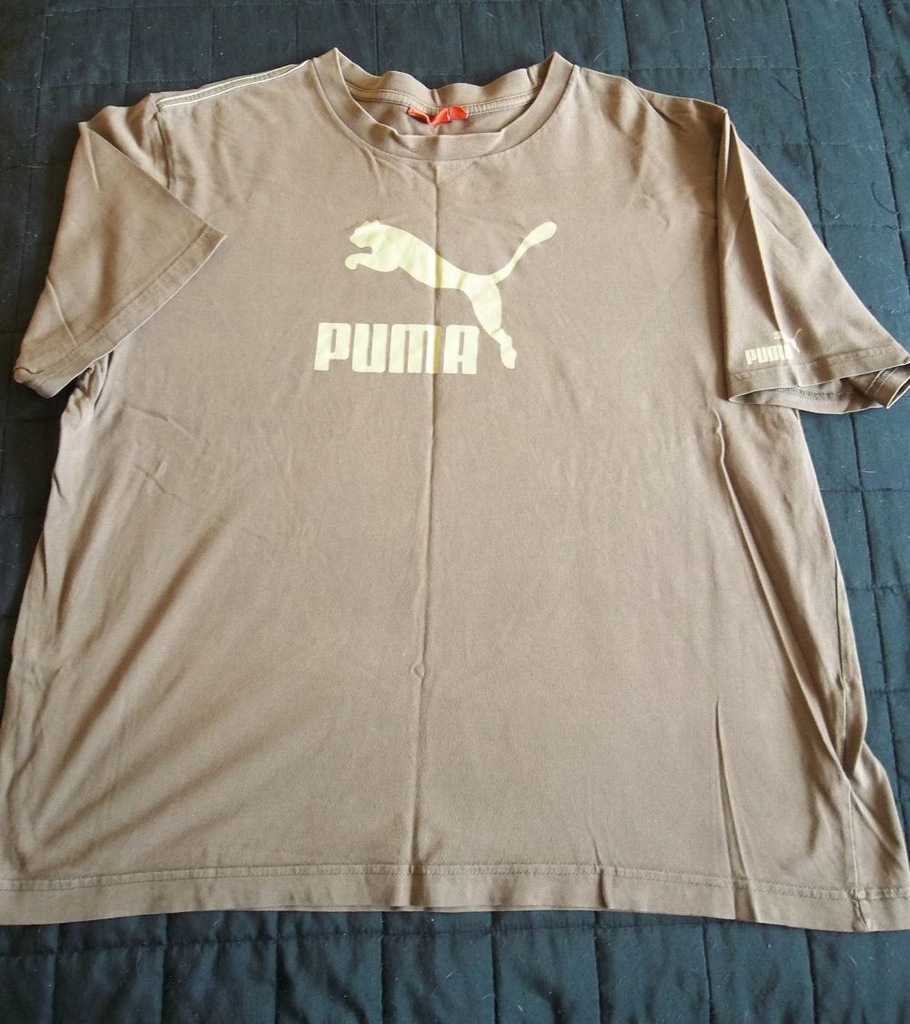 PUMA KOSZULKA MĘSKA BRĄZOWA ROZMIAR XL