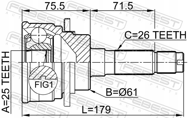 PRZEGUB ZEW./P/RANGER 2,5 TDCI 06-12
