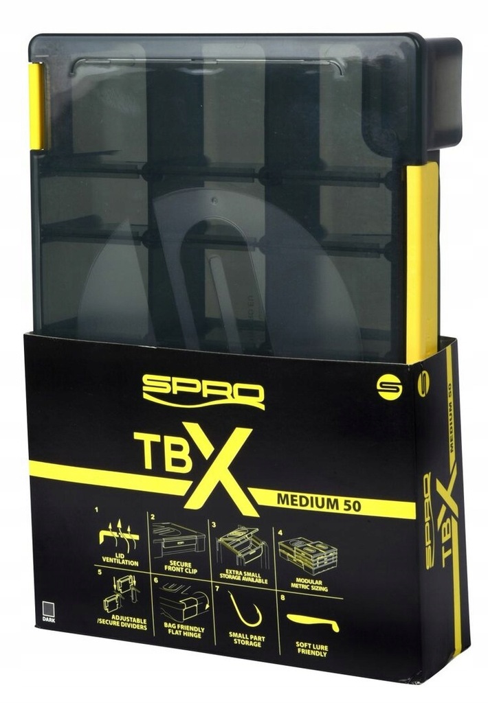 SPRO TBX 50 MEDIUM DARK 25X17,5X5 CM