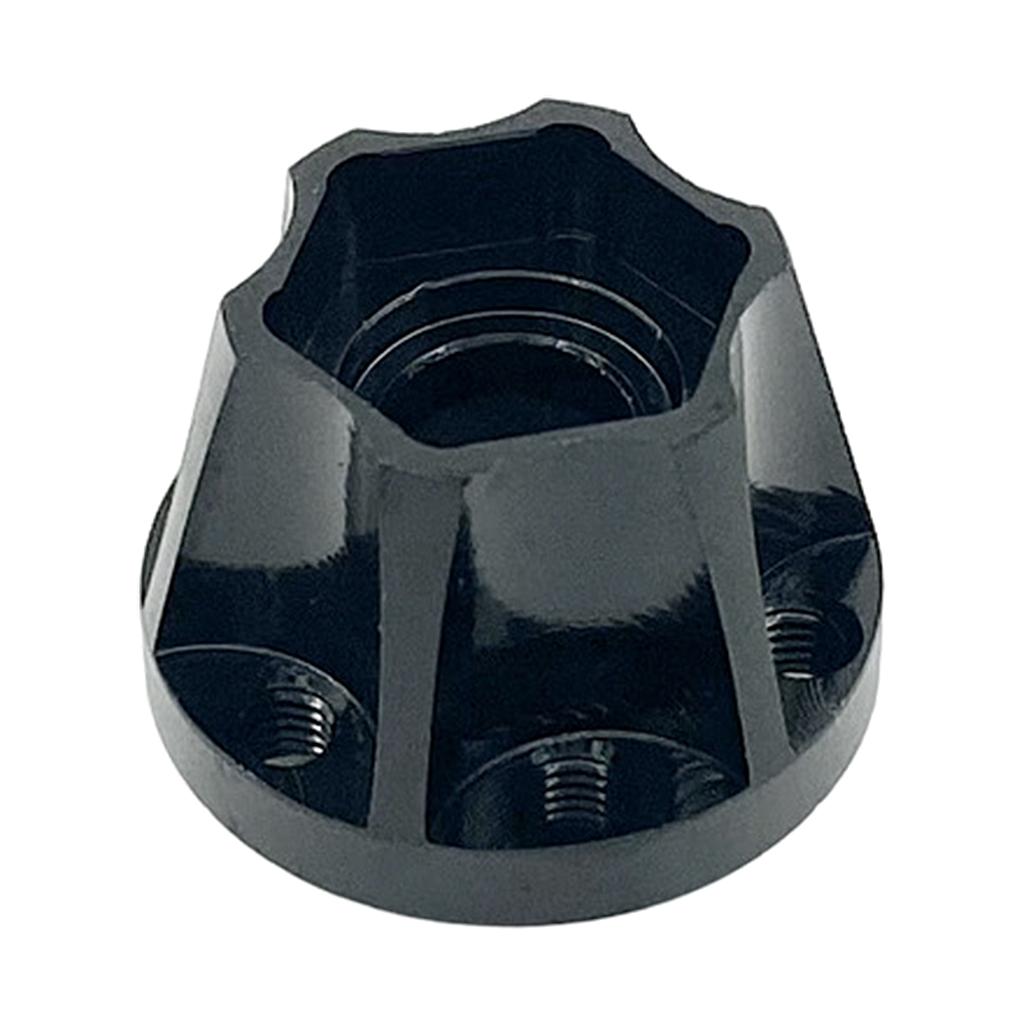 Wheel Hex Hubs Extension Adapter Aluminum Alloy Widen Adapter 15mm Black